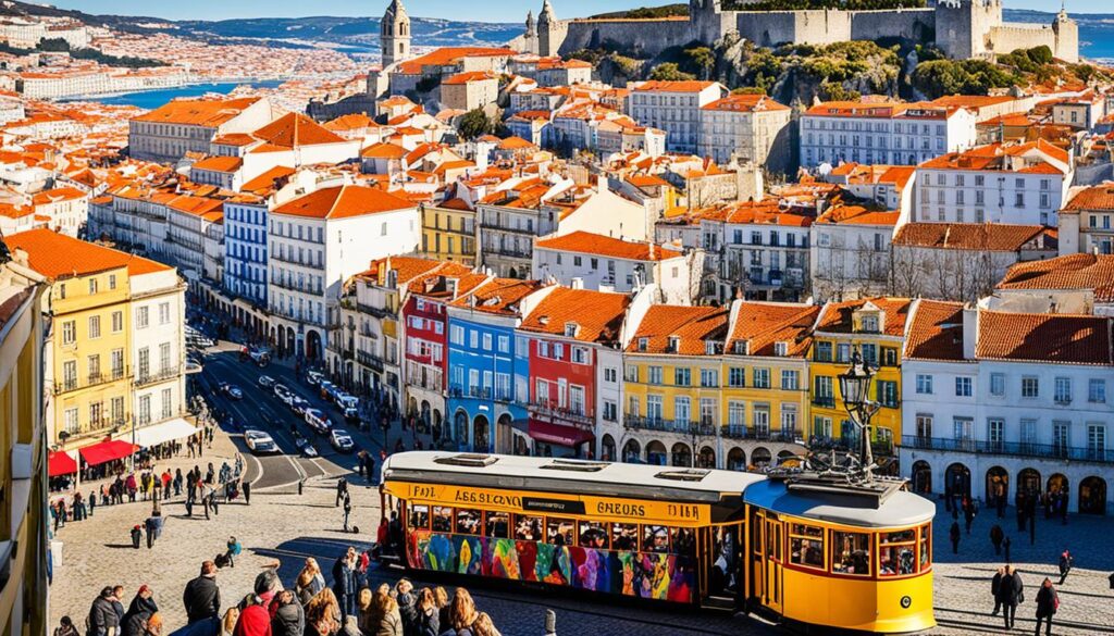 Lissabon im Januar
